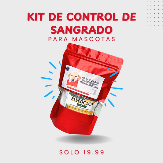 Kit de Control de Sangrado para mascotas